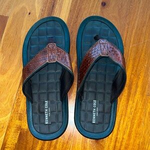 KENNETH COLE LEATHER IZZO SANDALS NEW WITHOUT TAGS SIZE 10